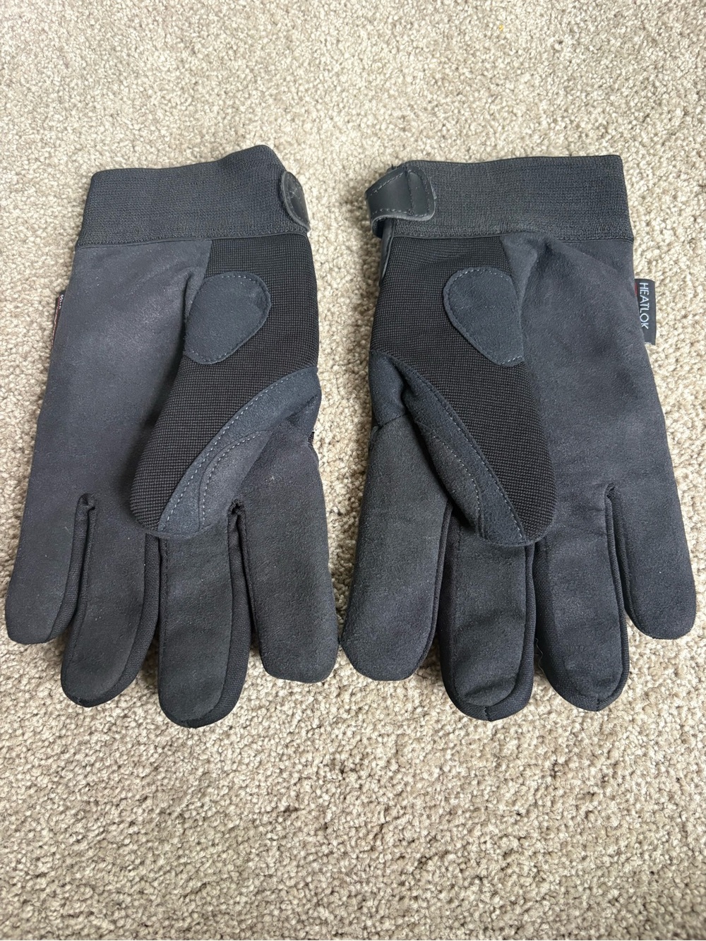 Black Men's Winter Gloves